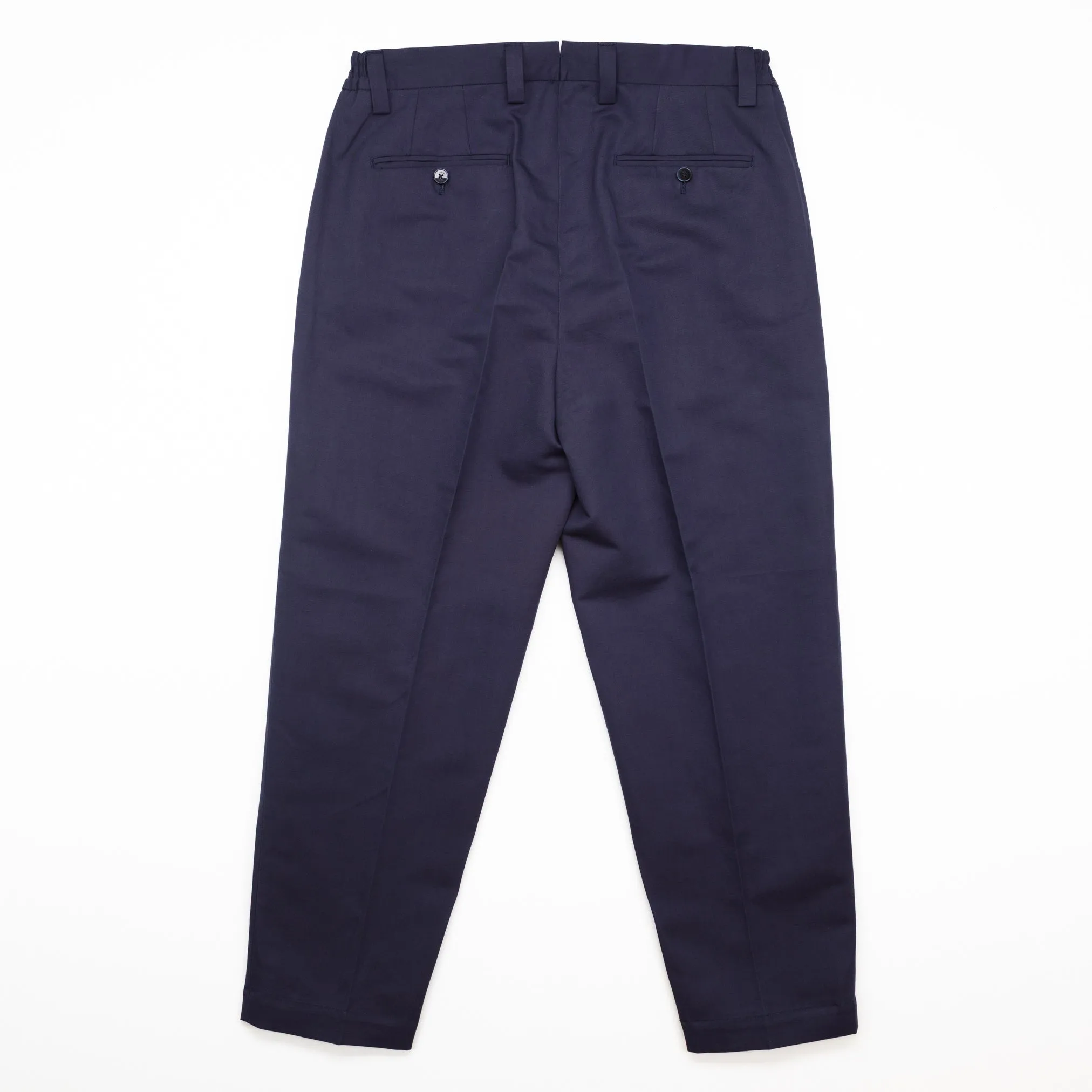 Portofino Cotton & Linen Pants in Navy
