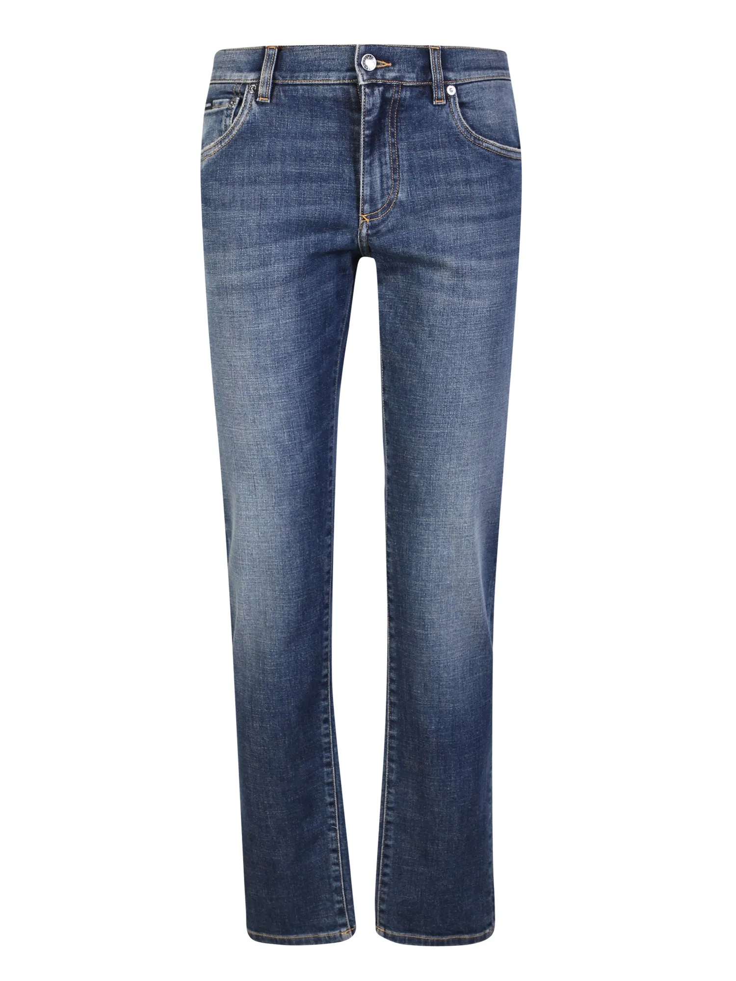 Slim fit dark blue jeans
