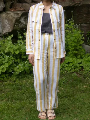 Stripes Arizona Relaxed Shirt Yellow