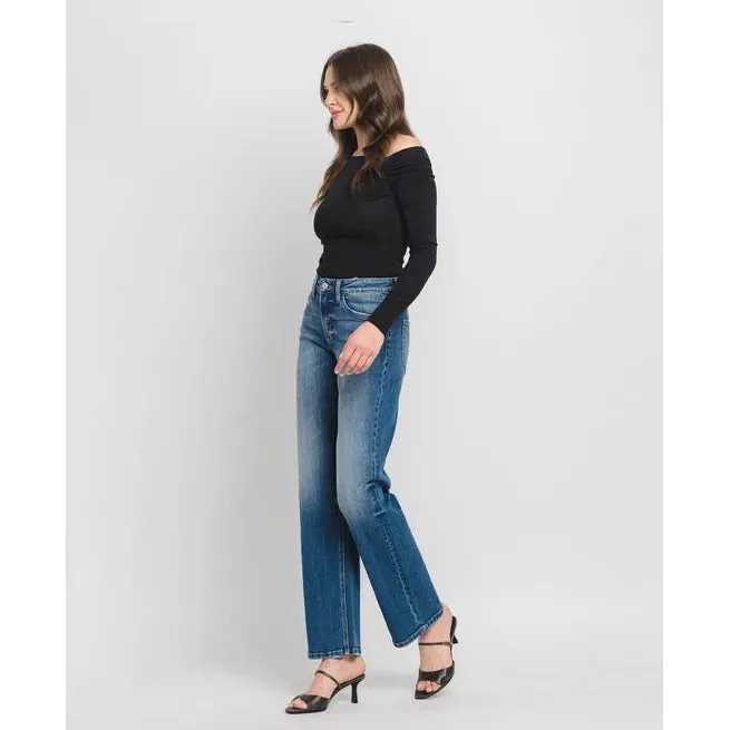 Vervet Dreamland High Rise Slim Wide Leg Jean