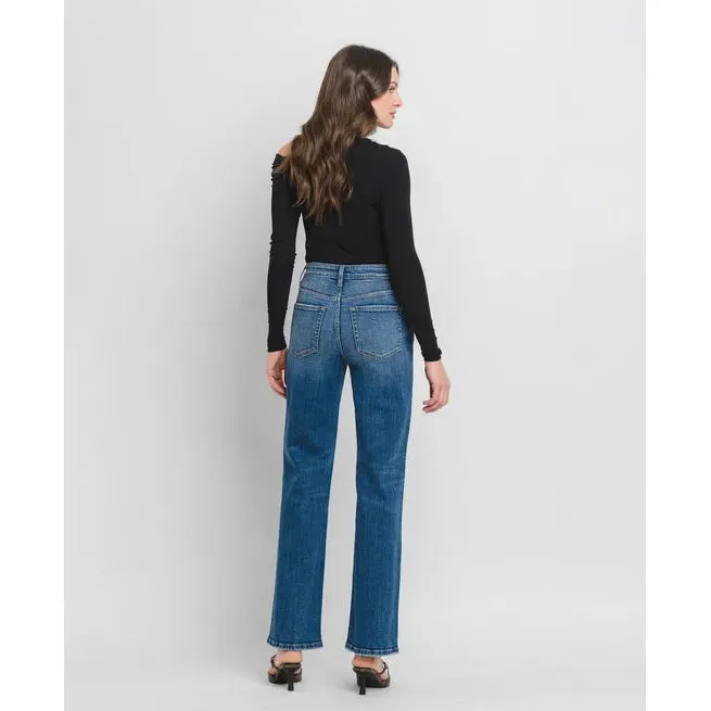 Vervet Dreamland High Rise Slim Wide Leg Jean