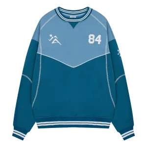 Vice 84 'Warm Up' Heavyweight Panel Sweater - Blue