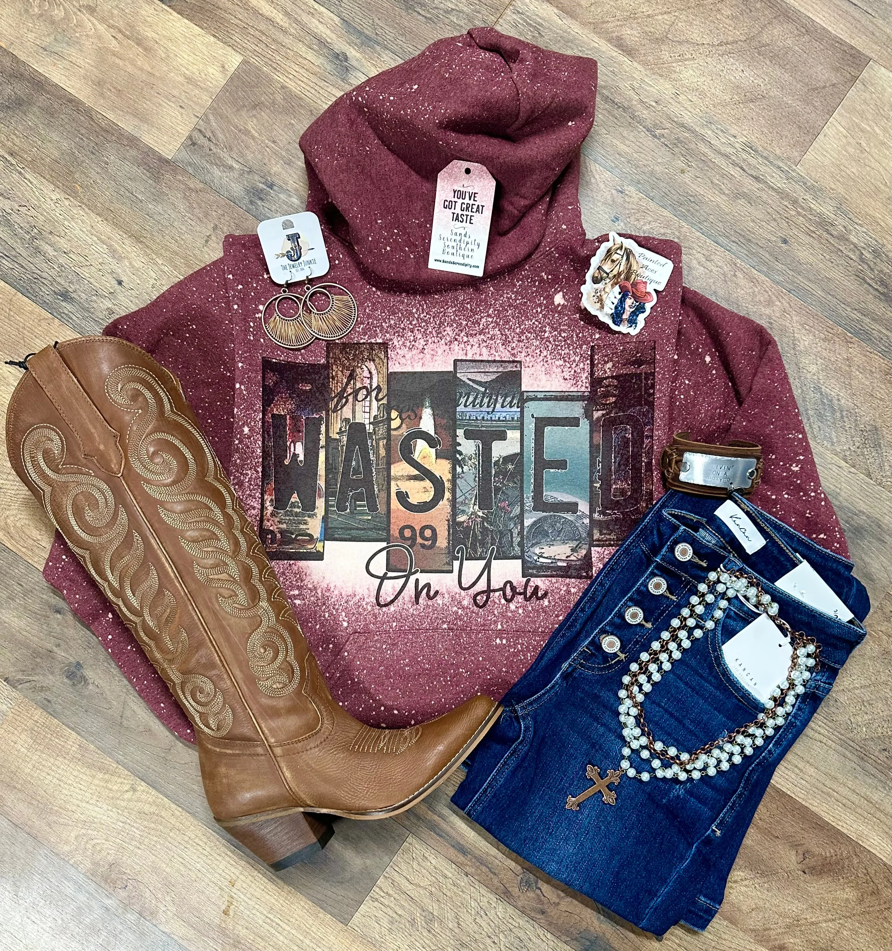Wasted On You Hoodie 😍
