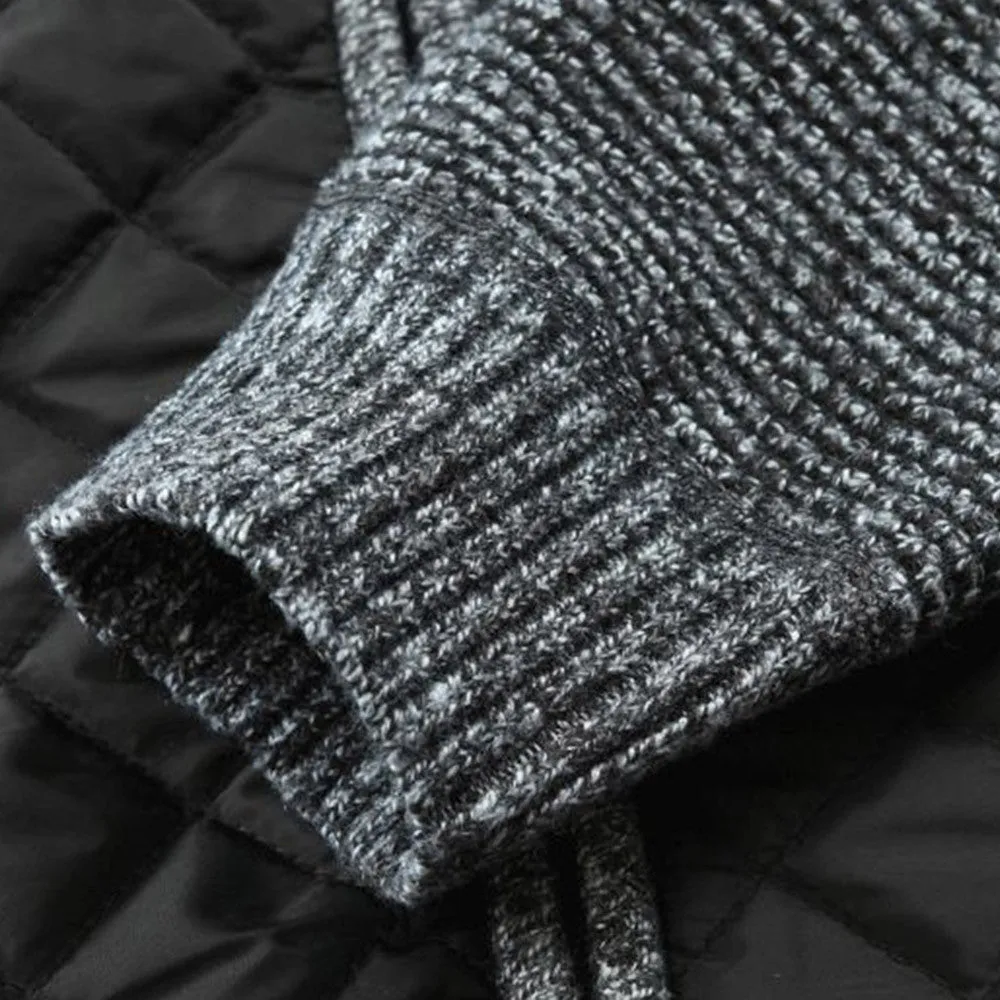 West Louis Packwork Warm Zipper Sweater
