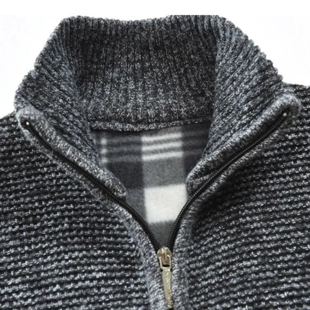 West Louis Packwork Warm Zipper Sweater