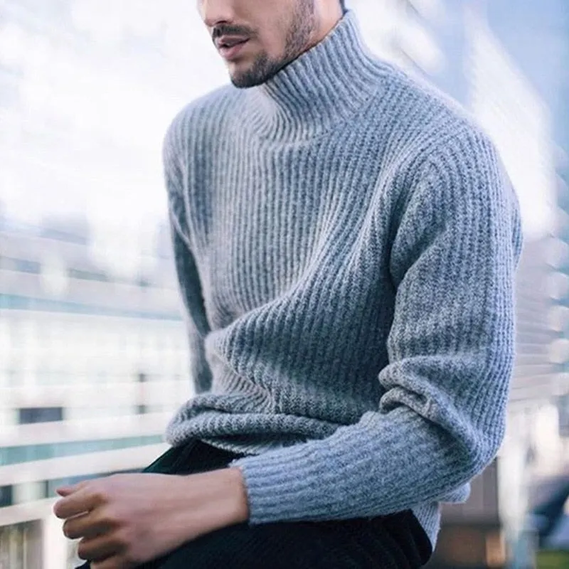 West Louis Warm Cashmere Turtleneck Sweater